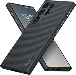 pitaka Hülle für Samsung Galaxy S24 Ultra Volle Schutzhülle aus Aramidfaser/TPU - Bild 1 von 8