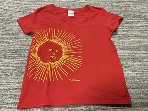 Marushka T Shirt Women’s Small Red Short Sleeve Recycle Material Ladies - Picture 1 of 9