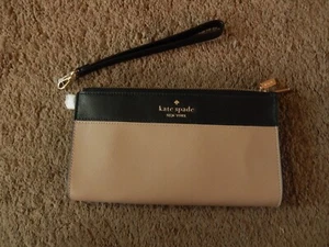 Kate Spade Saffiano Leder Handgelenktasche Toasted Hazelnut KC507 Madison Reißverschluss NEU!! - Bild 1 von 9