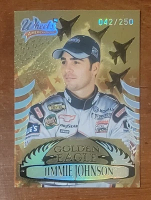 2004 Wheels American Thunder Golden Eagle: #GE4 Jimmie Johnson #42/250 - Image 1 of 2