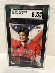 SHOHEO OHTANI 2018 TOPPS STADIUM CLUB #138 SGC 8.6 ANGELS ROOKIE RC B0 - Picture 1 of 3