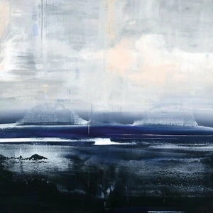 Soozy Barker - Costa volcánica - Arte de pared con impresión abstracta en lona - 2 tallas - Imagen 1 de 1