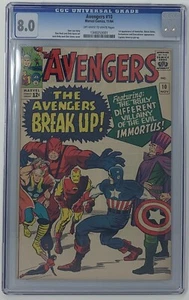 Avengers #10 CGC 8.0 1964 Immortus, Baron Zemo, Enchantress, Executioner app - Picture 1 of 11