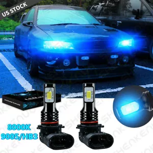 9005 HB3 Ice Blue LED Bulbs Headlight High Beam for Subaru Legacy 2000-2019 - Foto 1 di 12