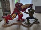 Iron Man Hulkbuster vs Hulk Avengers Age Of Ultron 2 X PVC Figure Rare