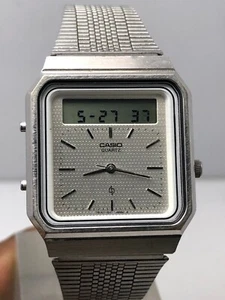 Vintage Casio 320 AT-550 Touch Calcuator Digital Men's Wristwatch - Picture 1 of 13