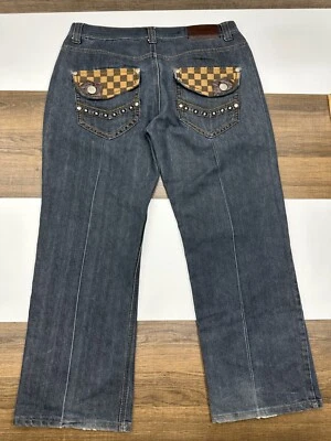 Pantalones de mezclilla imperious Delf Trading para hombre 38x32 azules holgados pierna ancha años 90 Foto 1 de 4