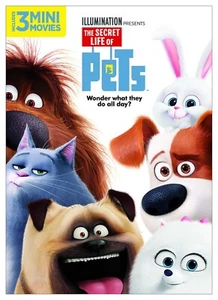 The Secret Life of Pets PG DVD New Includes 3 Mini Movies Bonus Features Sealed - Imagen 1 de 5