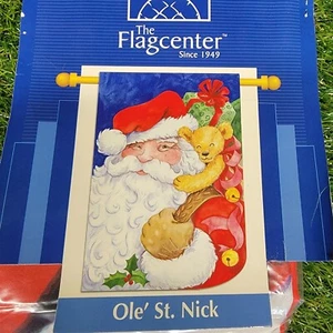 Flaggcenter Ole' St Nick Santa Navidad Invierno Decorativo Casa Bandera 29 X 42 pulgadas - Imagen 1 de 12