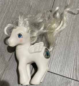 1987 My Little Pony Princess Tiffany Pegasus MLP White Jeweled Vintage - Picture 1 of 5