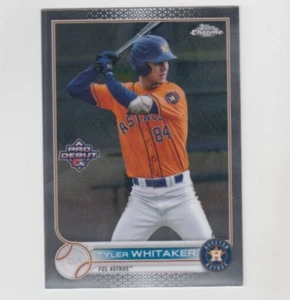Tyler Whitaker 2022 TOPPS PRO DEBUT CHROME ROOKIE #PDC-88 FCL ASTROS - Picture 1 of 1