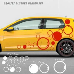 Autoaufkleber Blubber Blasen Bubbles Seifenblasen Car Sticker Deko Blubberblasen - Bild 1 von 4