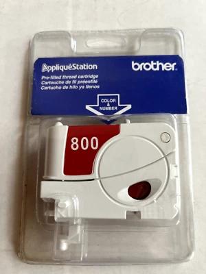 Brother AppliqueStation Pre Filled Thread Cartridge Model:TAC800 Red- New - Image 1 of 2