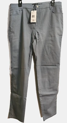 Jeans ajustados Lafayette 148 New York Mercer en azul Jay talla 14, nuevos con etiquetas Foto 1 de 4