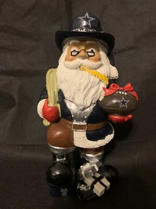 Forever Collectibles Team Figurine NFL Dallas Cowboys Rodeo Cowboy Santa 11” - Picture 1 of 5