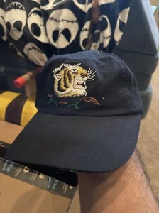 BAPE Tiger Embroidery Panel Cap Black RARE Authentic! - Picture 1 of 8