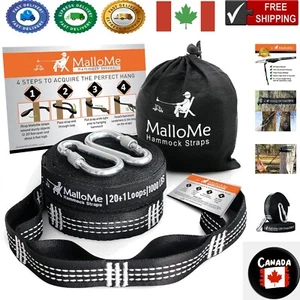 Camping Hammock Straps - 12ft Heavy Duty, Perfect for Trees & Outdoor Use - Picture 1 of 10