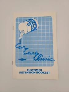 Vtg GM Goodwrench Motor Oil Chevrolet Car Care Clinic Booklet Pamphlet 1985 - Picture 1 of 4