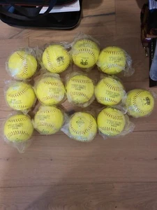 13 Brand new in wrapper 12" Trump Stote softballs 300/.52 COR ASA - Picture 1 of 3