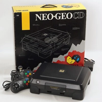 NEO GEO CD Front Loading Console SNK -New Rubber Belt- Tested System NTSC-J 3753 - Image 1 of 4