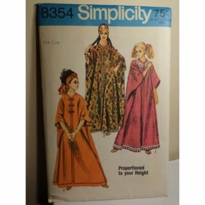 Simplicity Sewing Pattern 8354 Sleepwear, Pajamas, Nightgown UNCUT! Year: 1969 - Picture 1 of 6