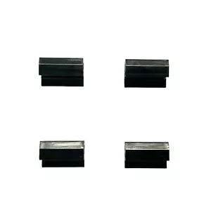 Your Plate Frames Slimline Car Number Plate Cover Clips Black Pack Of 4 - Picture 1 of 5