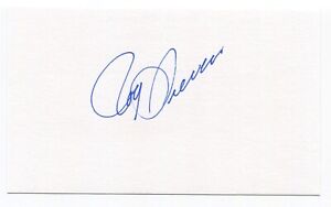 Roy Sievers Signed 3x5 Index Card Autographed MLB Baseball Washington Senators