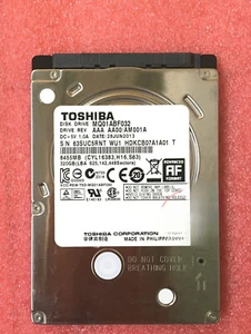 MQ01ABF032 Toshiba 2.5" 320GB 8455MB 7mm SATA Internal Laptop Hard Drive - Picture 1 of 4