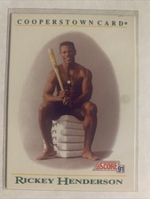 1991 Score Cooperstown Rickey Henderson