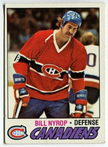 1977-78 Topps #91 Bill Nyrop Montreal Canadiens - Foto 1 di 2