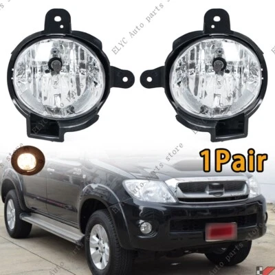 Pair For Toyota Hilux Vigo MK6 2008-2011 Foglights Fog lamp With Bulbs - Image 1 of 4