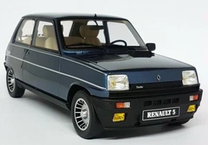 OTTO 1/12 Renault 5 Alpine Turbo 1984 Metallic Blue Large Scale Resin Model Car - Picture 1 of 7
