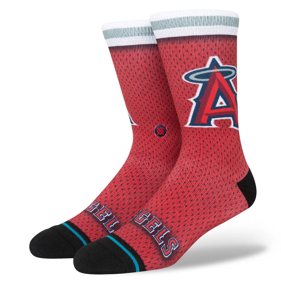 Los Angeles Angels LA Stance MLB Landmark Baseball Socks Large Men's 9-13