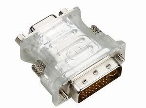 Adapter D-SUB ( VGA DB15 ) / DVI ( DVI-A / DVI-I ) THOMSON - Zdjęcie 1 z 6