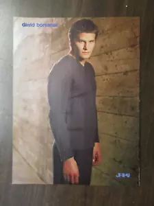 DAVID BOREANAZ ANGEL VINTAGE PIN UP J-14 TEEN MAGAZINE PICTURE CLIPPING Q50 - Picture 1 of 1