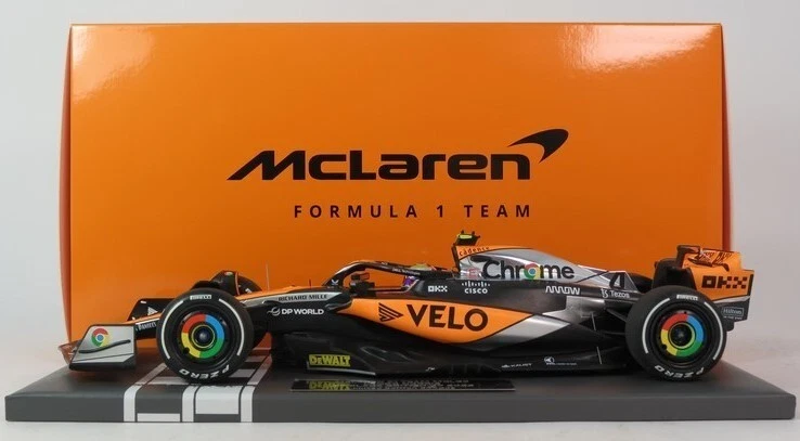 1 18 MINICHAMPS Mclaren F1 Mcl60 #4 2Nd British Gp 2023 Lando Norris 537232904