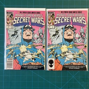 Marvel Super-Heroes Secret Wars 7 1st App New Spider-Woman 1984 2 copies - Picture 1 of 7