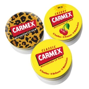 Carmex Lip Balm Pot Mixed Pack of 3 (Cherry Classic amp Wild) 7.5 g (Pack of 3) - Picture 1 of 6