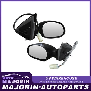 Manual L+R Side Mirrors Left Right For 1994-1998 Chevy Blazer S10 GMC Jimmy S-15 - Picture 1 of 5