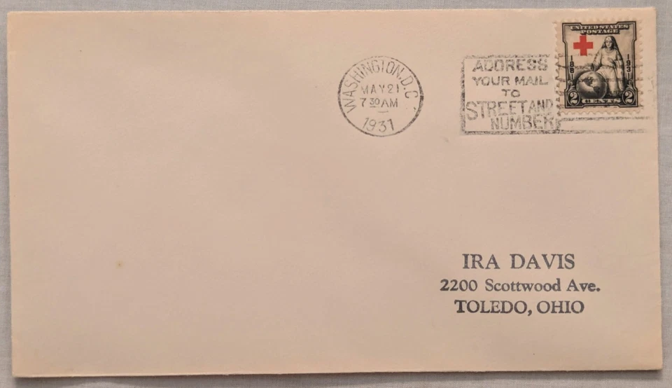 FDC - Scott# 702 - "The Greatest Mother" - D.C. - 5/21/1931 - No Cachet - Image 1 of 2