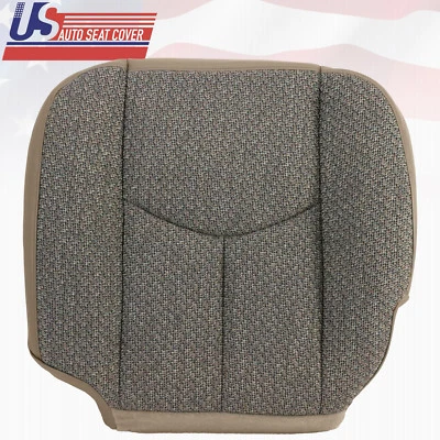 2005 2006 GMC Sierra 2500 2500HD Work Truck Driver Bottom Cloth Seat Cover TAN - Image 1 of 4