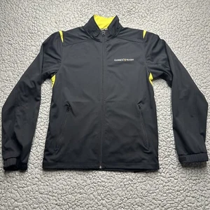 Guiness Rugby Jacket Mens Small Black Full Zip Pockets Ireland Breathable - Picture 1 of 11