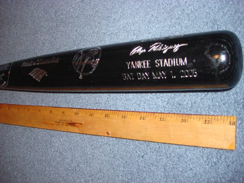 Alex Rodriguez A-Rod Yankees Black Replica Baseball Bat SGA 2005 Louisville Cover