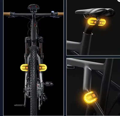 Cycle Rear Flashing Lights with Indicator Function NEW - Image 1 of 4