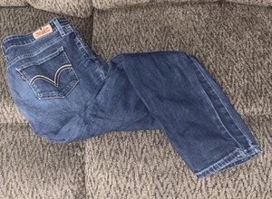 levis leggings womens jeans size 29x30 dark wash - Picture 1 of 5