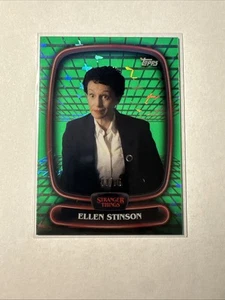 2025 Topps Stranger Things High Tek SP Ellen Stinson Green # /75 Season 4 - Picture 1 of 2