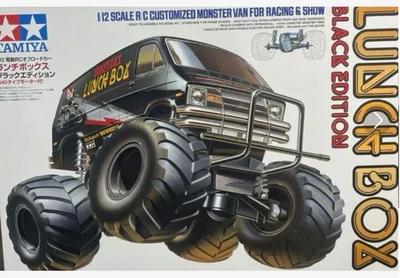 Tamiya 1/10 Electric RC Car Series No. 546 1/12 Lunch Box Black Edition 58546 - Image 1 of 4