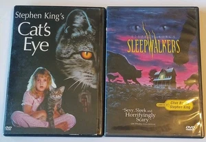 Steven King Two Dvd Set Cat's Eye/Sleepwalkers Horror - Picture 1 of 8