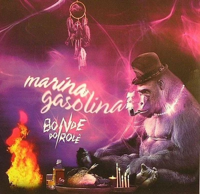 Bonde Do Role Marina Gasolina 7" vinyl UK Domino 2007 limited edition blue vinyl - Image 1 of 3