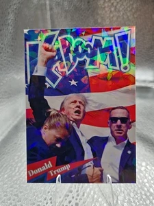 Kaboom! Donald Trump Assassination Attempt  Card - Picture 1 of 3